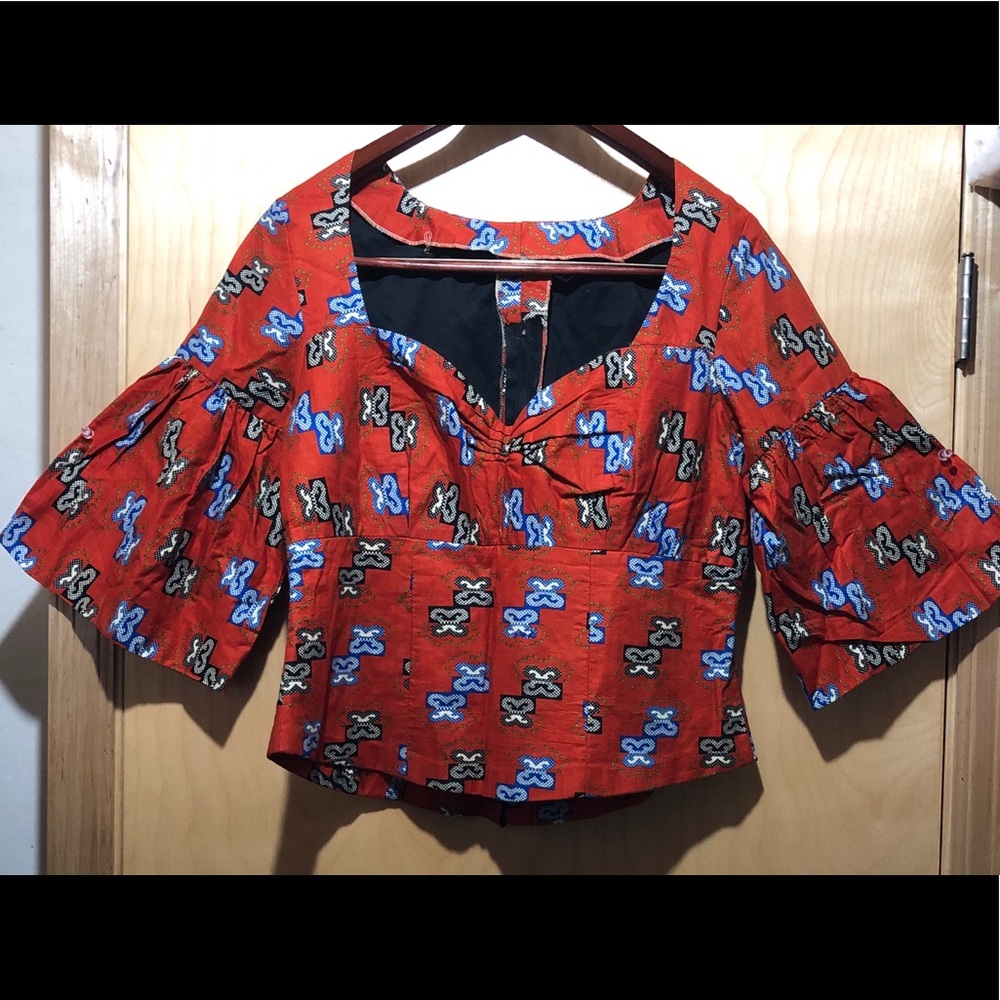 African Ankara Skirt & Blouse
